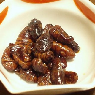 桂 - 料理写真:カイコのサナギ