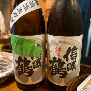 パチンコ 最速 - ドリンク写真:日本酒 信濃鶴